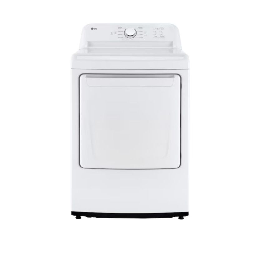 LG 7.3 cu ft Vented Electric Dryer ENERGY STAR (White)