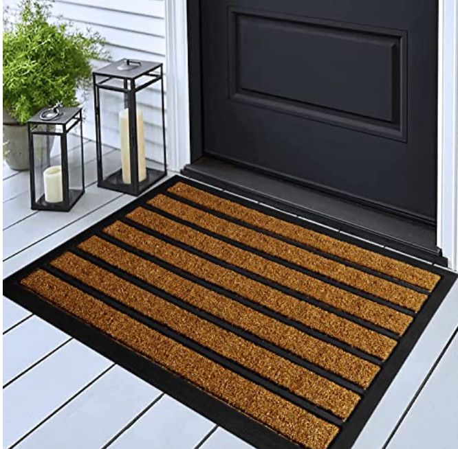 Durable Dirt-Trapping Door Mat – Non-Slip Indoor/Outdoor Entry Mat 30" x 17"