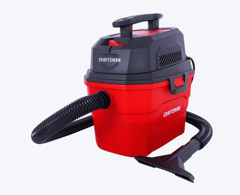 CRAFTSMAN 3-Gallon 3 HP Corded Wet/Dry Shop Vacuum with Accessories Included