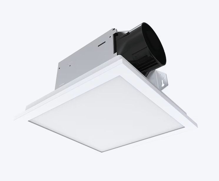 Utilitech Ventilation fan 1.5-Sone 100-CFM White Decorative Lighted Bathroom Fan (ENERGY STAR Certified)