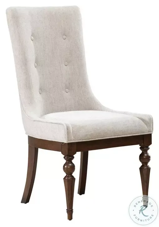 SET OF 2 Liberty Furniture - Arden Road Upholstered Side Chair in Satin Cherry