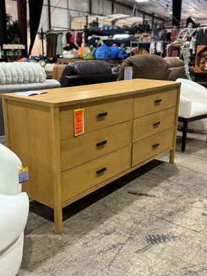 Kaplan 6-Drawer Solid and Manufactured Wood Dresser with Ball Bearing Glides