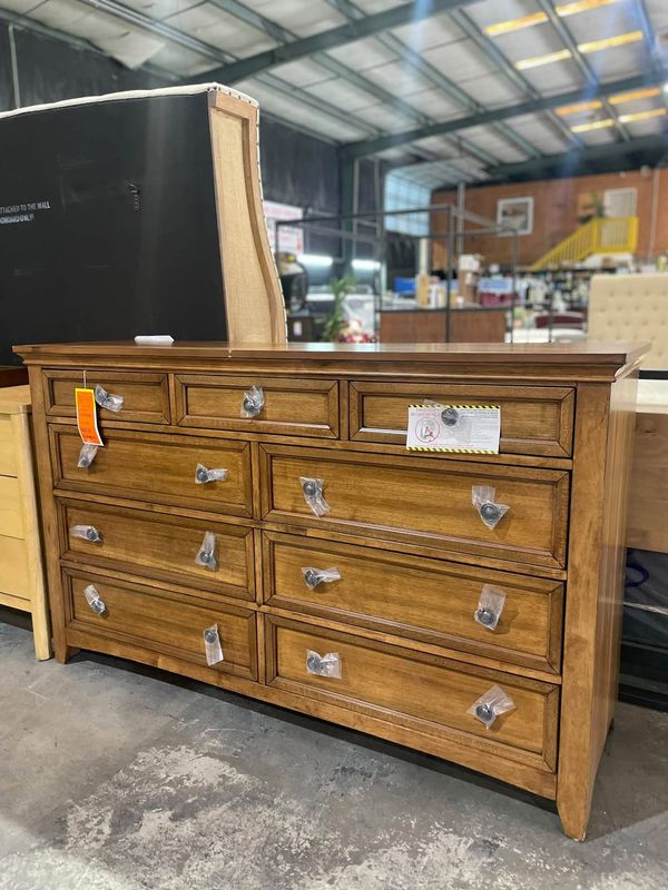 Shelby 66" W 9-Drawer Dresser with Ball-Bearing Glides