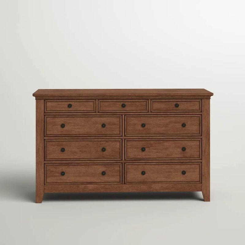 Shelby 66" W 9-Drawer Dresser with Ball-Bearing Glides