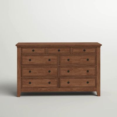 Shelby 66" W 9-Drawer Dresser with Ball-Bearing Glides