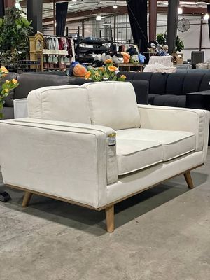 Inayat 62.2" W Minimum Installation Upholstered Loveseat with Solid Wood Legs