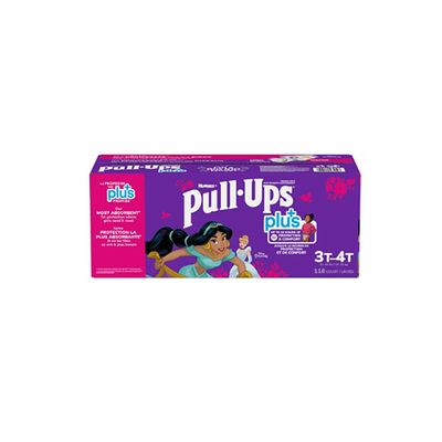 Huggies Pull-Ups Plus Training Pants 3T - 4T Girl