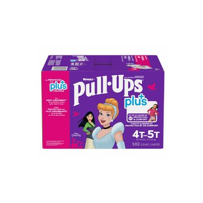 Huggies Pull-Ups Plus Training Pants 4T - 5T Girl