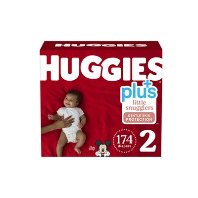 Huggies Little Snugglers Plus Diapers Size 2