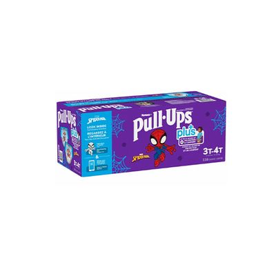 Huggies Pull-Ups Plus Training Pants, 3T- 4T Boy