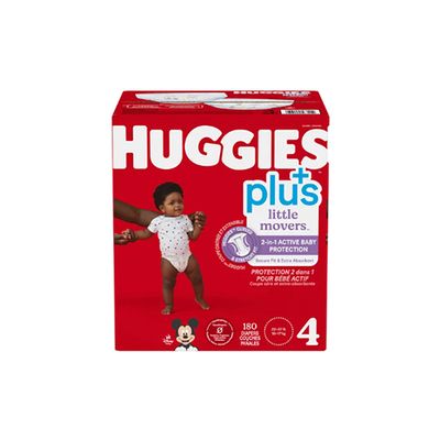 Huggies Little Movers Plus Diapers Size 4