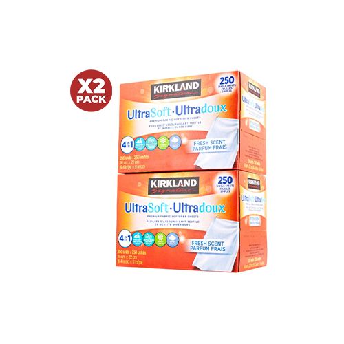 Kirkland Signature Fabric Softener Sheets, 2- Pack