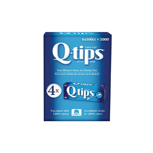 Q-tips Cotton Swabs, 4-pack of 500
