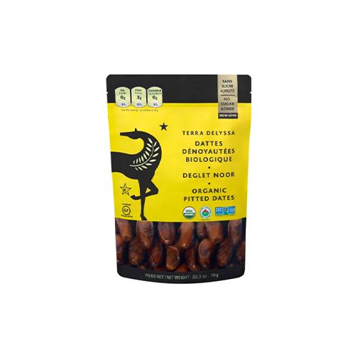 Terra Delyssa Deglet Noor Organic Pitted Dates, 1 kg