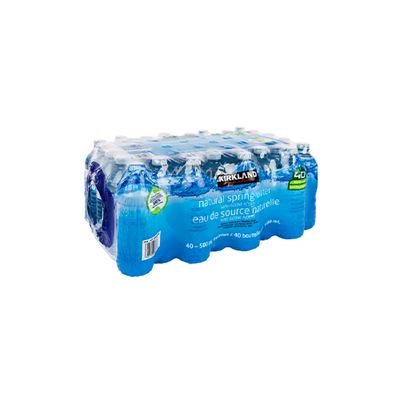 Kirkland Signature Natural Spring Water 40 × 500 mL