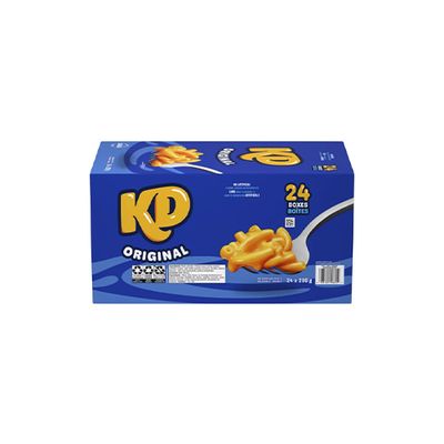 Kraft Dinner Original Macaroni and Cheese, 24 × 200 g