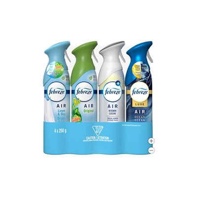 Febreze Air Refresher, Variety Pack, 4-count