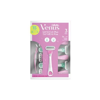 Gillette Venus Sensitive Disposable Razors, 15-count