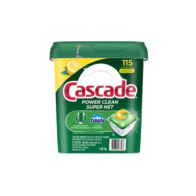 Cascade Power Clean Dishwasher Detergent Action, 115 Count