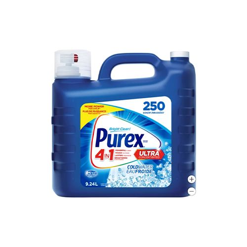 Purex Cold Water Ultra Concentrated Laundry Detergent, 250 Wash Loads