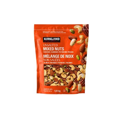 Kirkland Signature Extra Fancy Mixed Nuts, Unsalted, 1.13 kg