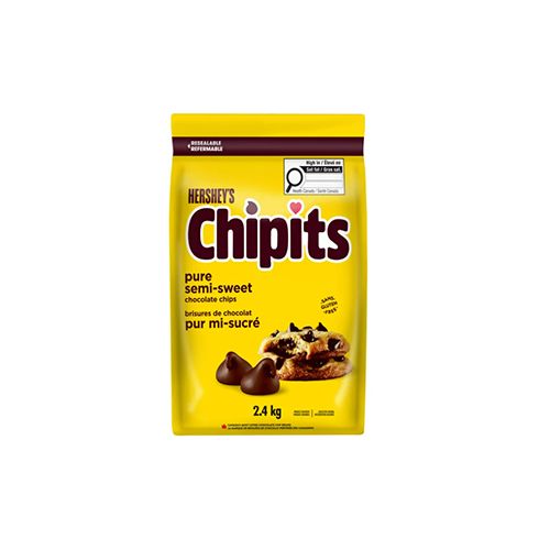Hershey’s Chipits Pure Semi-sweet Chocolate Chips, 2.4 kg