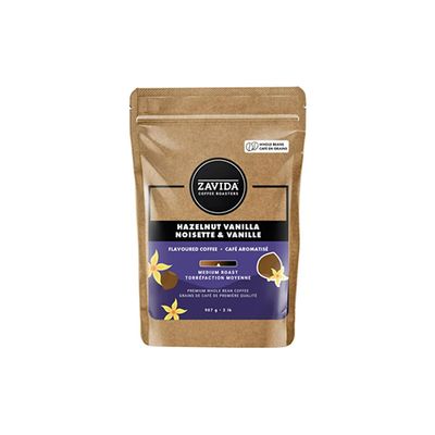 Zavida Hazelnut Vanilla Whole Bean Coffee, 907 g
