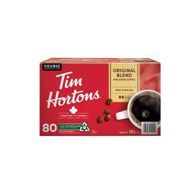 Tim Hortons Single-serve K-Cup Pods, 80-count