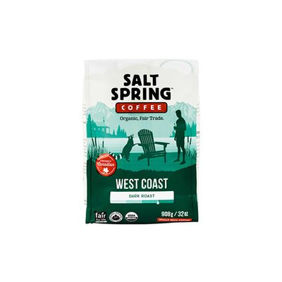 Salt Spring Coffee West Coast Dark Roast, 907g