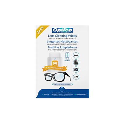 Optico Professional Cleaning Wipes for Optical and Electronic Surfaces