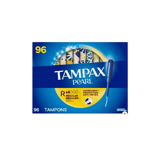 Tampax Pearl Regular Tampons, 96 Count