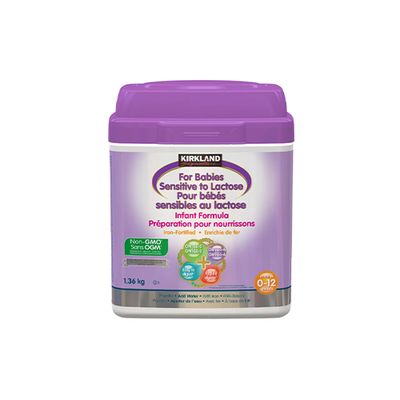 Kirkland Signature Infant Formula For Babies Sensitive to Lactose, 1.36 kg