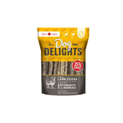 Dog Delights Chewy Lamb Sticks Dog Treats 1.25 kg