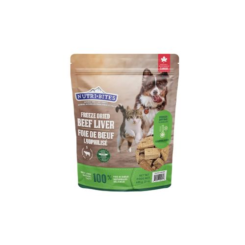 Nutribites Freeze Dried Beef Liver 600 g (21.1 oz.)