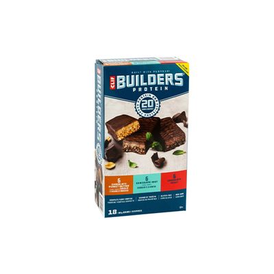 Clif Builders Protein Bars, 18 × 68 g