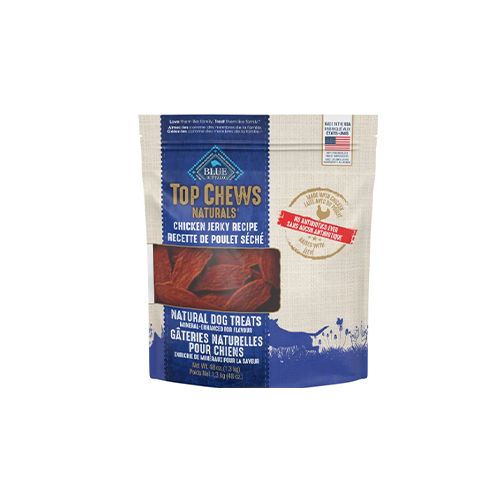 Blue Buffalo Top Chews Natural Jerky Dog Treats, Chicken, 1.36Kg