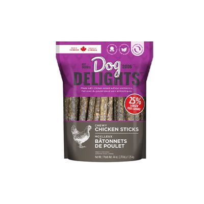 Dog Delights Chicken Sticks Dog Treats, 1.25 kg (2.7 lb.)