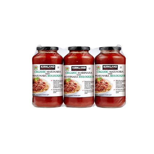 Kirkland Signature Organic Marinara Sauce, 3 x 860 mL