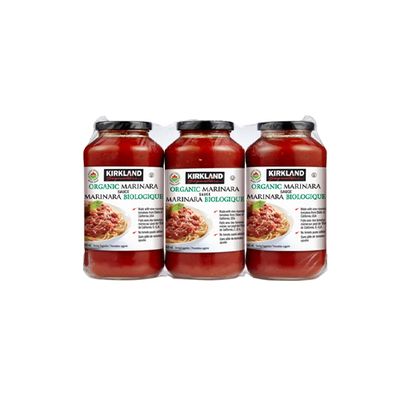 Kirkland Signature Organic Marinara Sauce, 3 x 860 mL