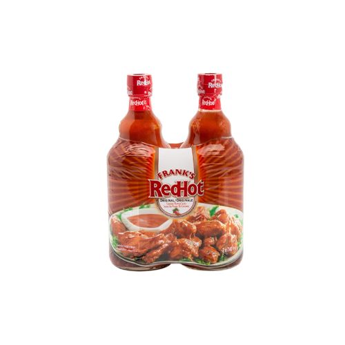 Frank’s Red Hot Cayenne Pepper Sauce, Original, 2 x 740 mL