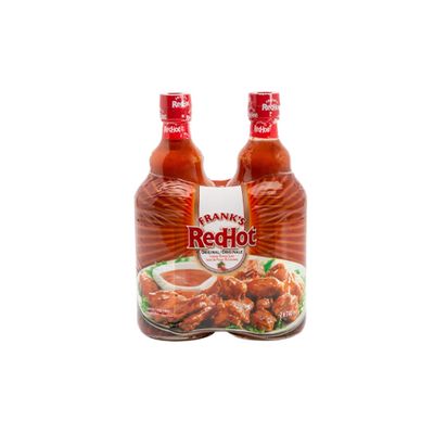 Frank’s Red Hot Cayenne Pepper Sauce, Original, 2 x 740 mL