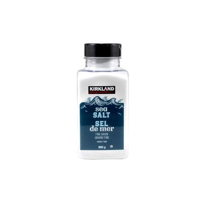 Kirkland Signature Sea Salt, 850 g