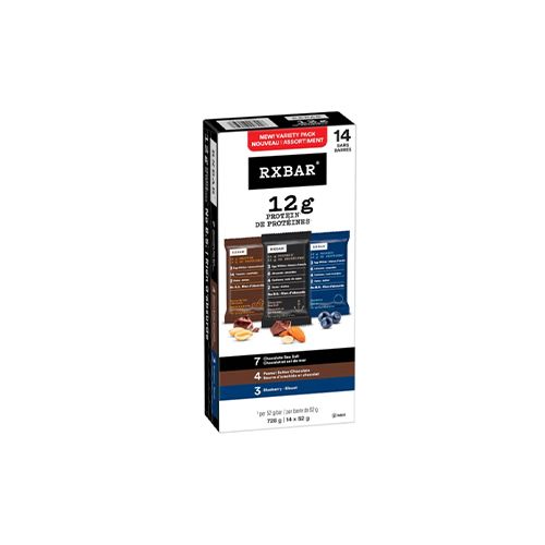 RXBAR Protein Bars Variety Pack, 14 × 52 g