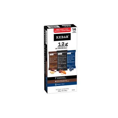 RXBAR Protein Bars Variety Pack, 14 × 52 g