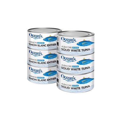 Ocean&#39;s Solid White Albacore Tuna, 6 × 184 g