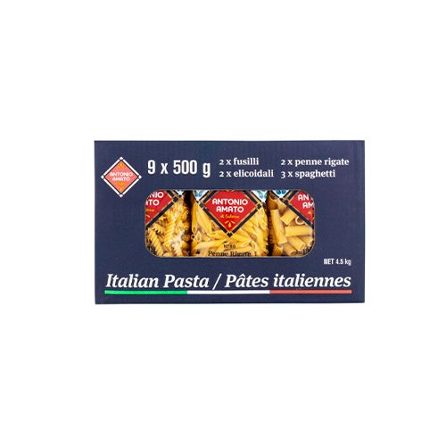 Antonio Amato Pasta Variety Pack, 9 × 500 g