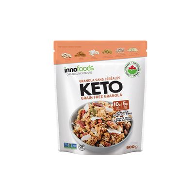 InnoFoods Organic Keto Grain Free Granola, 600 g