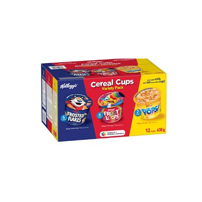 Kellogg’s Cereal in a Cup Variety Pack, 12-pack