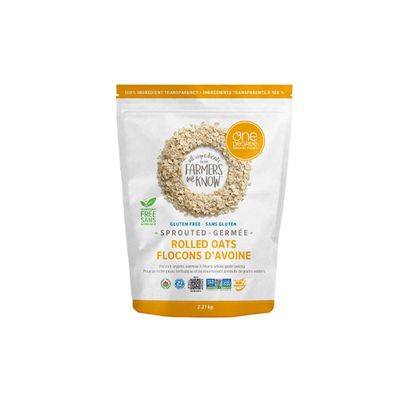 One Degree Organic Sprouted Rolled Oats, 2.27kg