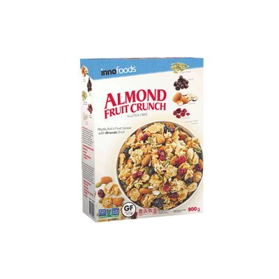 Inno Foods Gluten Free Almond Fruit Crunch Cereal, 900 g